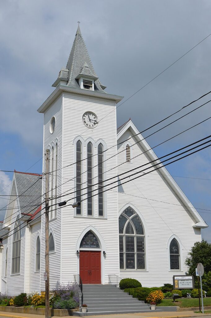 Historic Trinity Church in Baltimore, Ohio