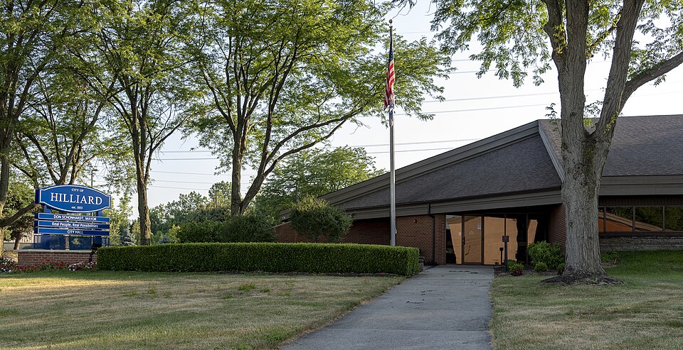 Hilliard City Hall in Hilliard, Ohio